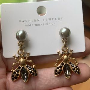 New bug earrings